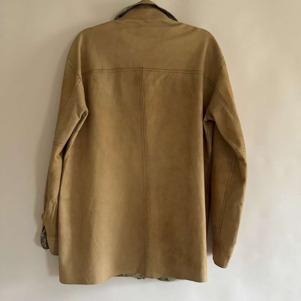 Overland Men's Genuine Suede Reversible Shacket 38 Shirt Jacket Made USA Western - Picture 5 of 14
